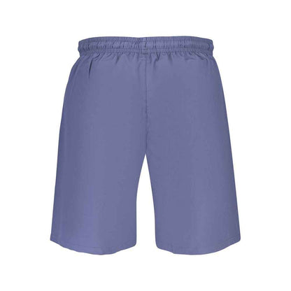 Blue Polyester Men's Swimwear