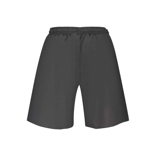 Black Polyester Men's Swimwear