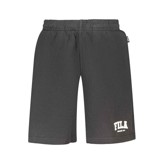Black Cotton Men's Pants