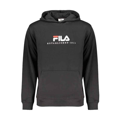 Black Cotton Men's Sweatshirt