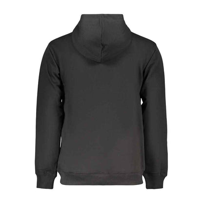 Black Cotton Men's Sweatshirt