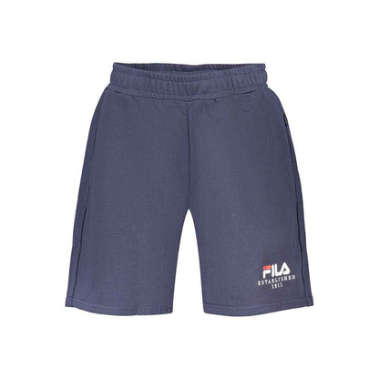 Blue Cotton Men's Pants