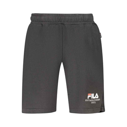 Black Cotton Men's Pants