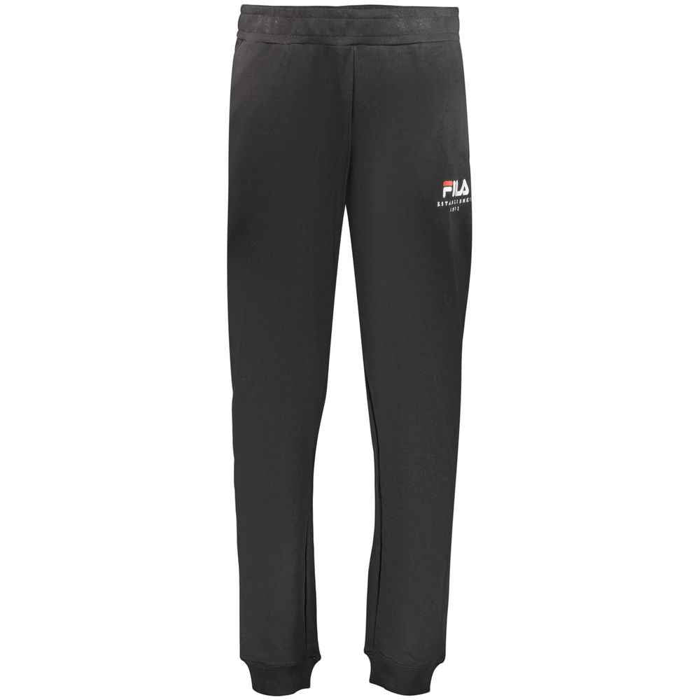 Black Cotton Mens Trousers