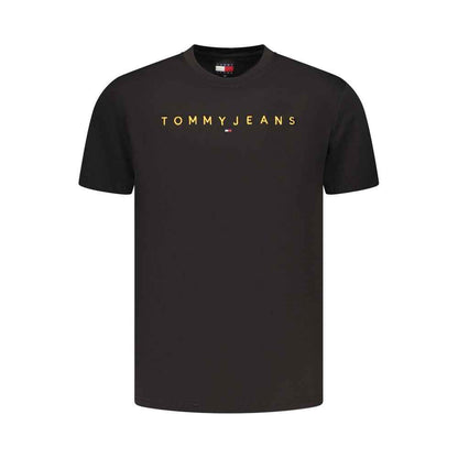 Black Cotton Men's T-Shirt