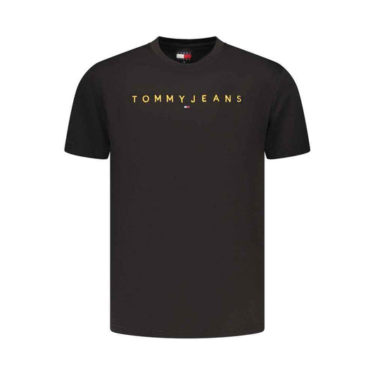 Black Cotton Men's T-Shirt