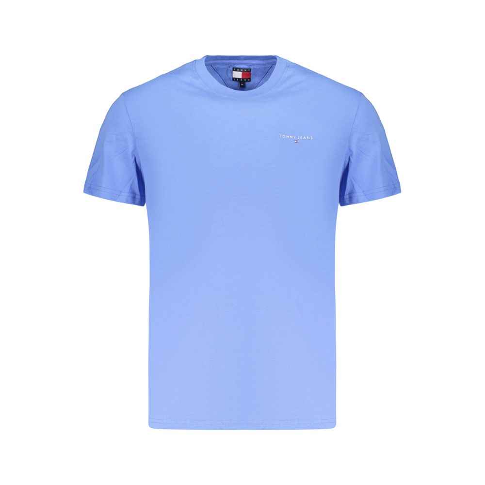 Light Blue Cotton Men's T-Shirt