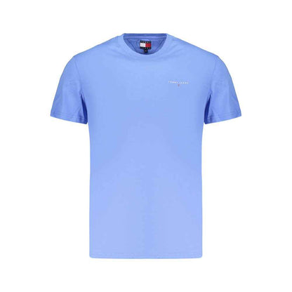 Light Blue Cotton Men's T-Shirt