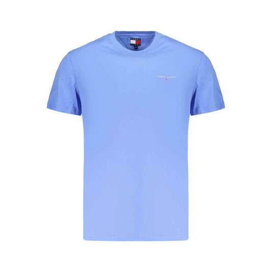 Light Blue Cotton Men's T-Shirt