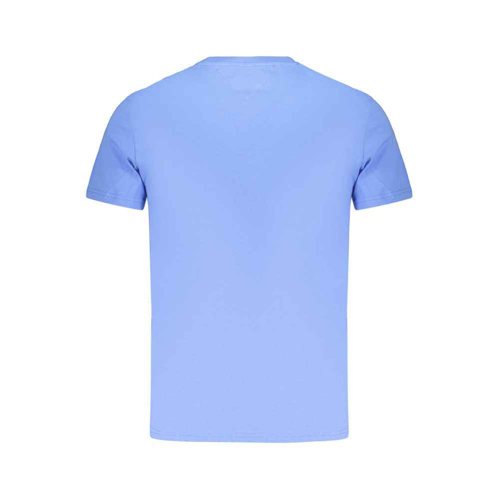 Light Blue Cotton Men's T-Shirt