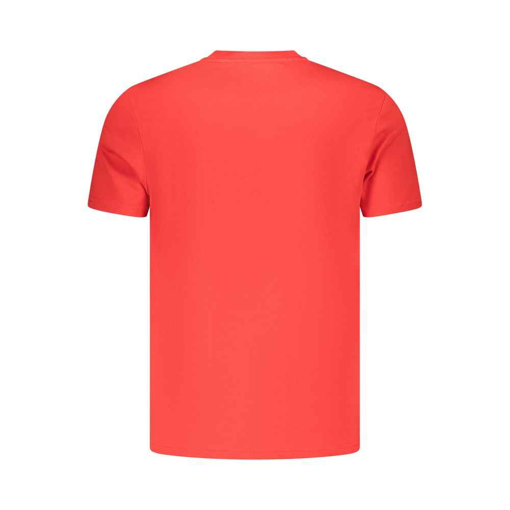 Red Cotton Mens T-Shirt