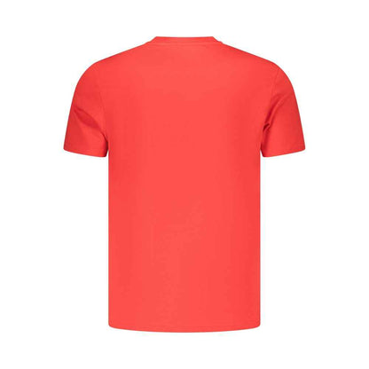 Red Cotton Mens T-Shirt