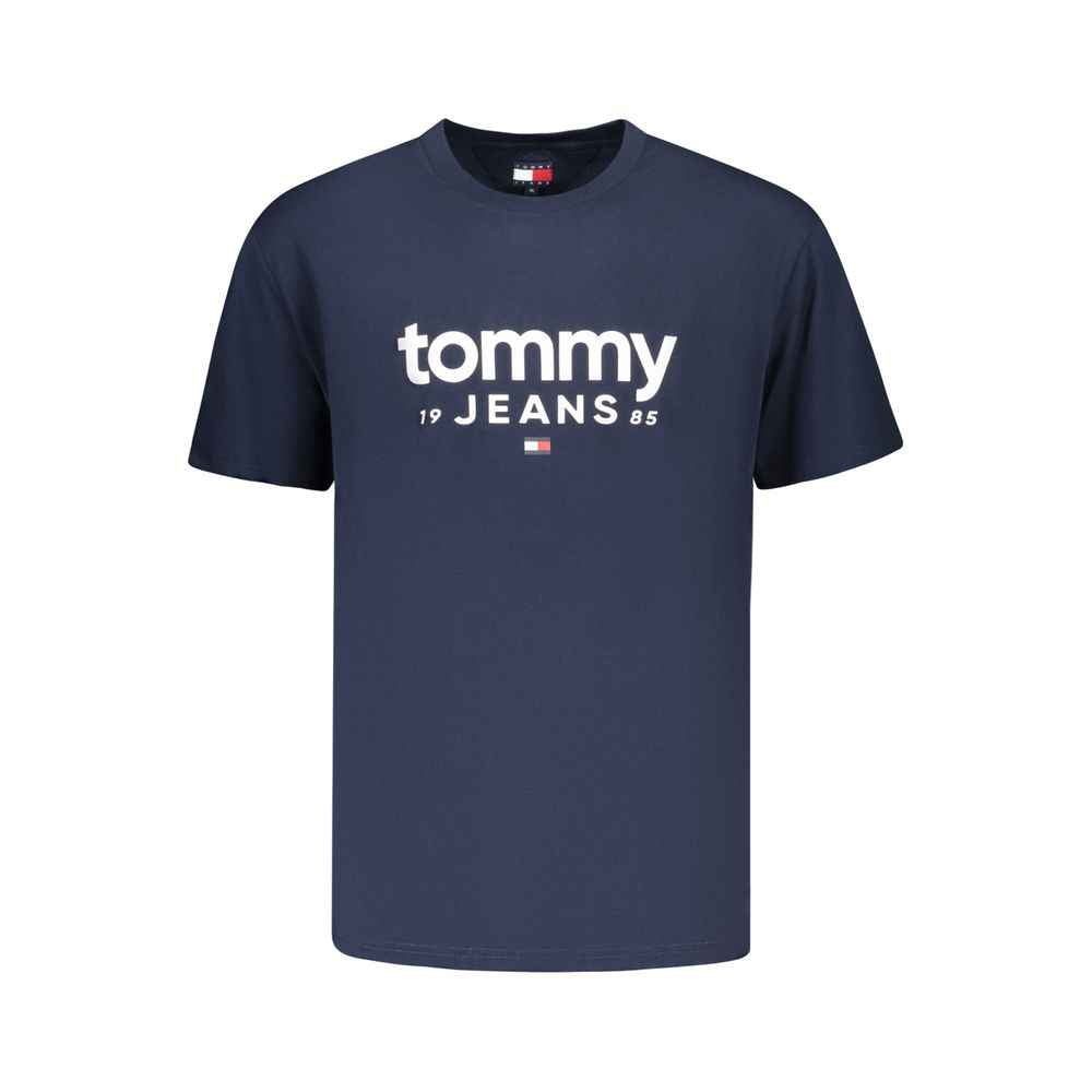 Blue Cotton Men's T-Shirt