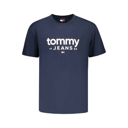 Blue Cotton Men's T-Shirt