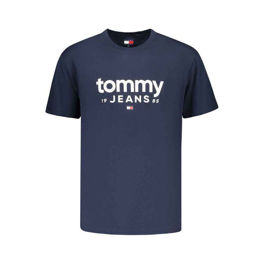 Blue Cotton Men's T-Shirt