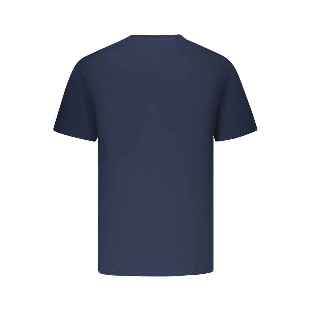 Blue Cotton Men's T-Shirt
