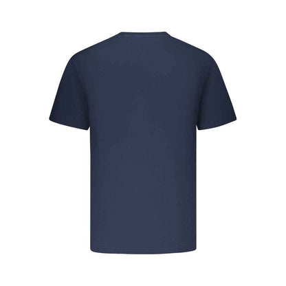 Blue Cotton Men's T-Shirt