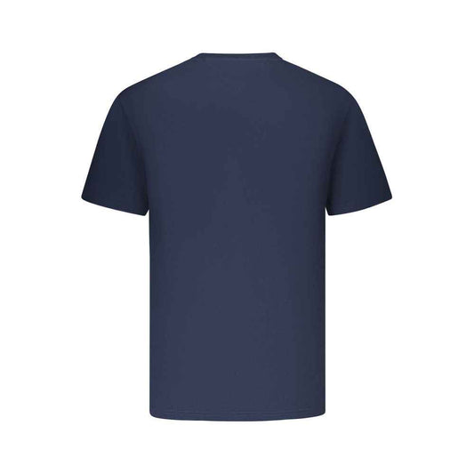 Blue Cotton Men's T-Shirt
