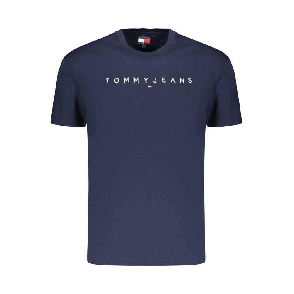 Blue Cotton Men's T-Shirt