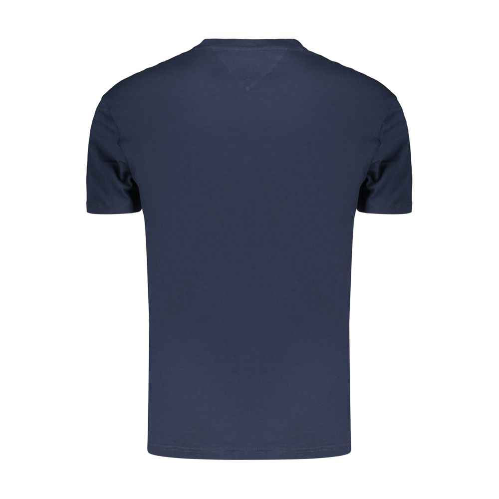 Blue Cotton Men's T-Shirt