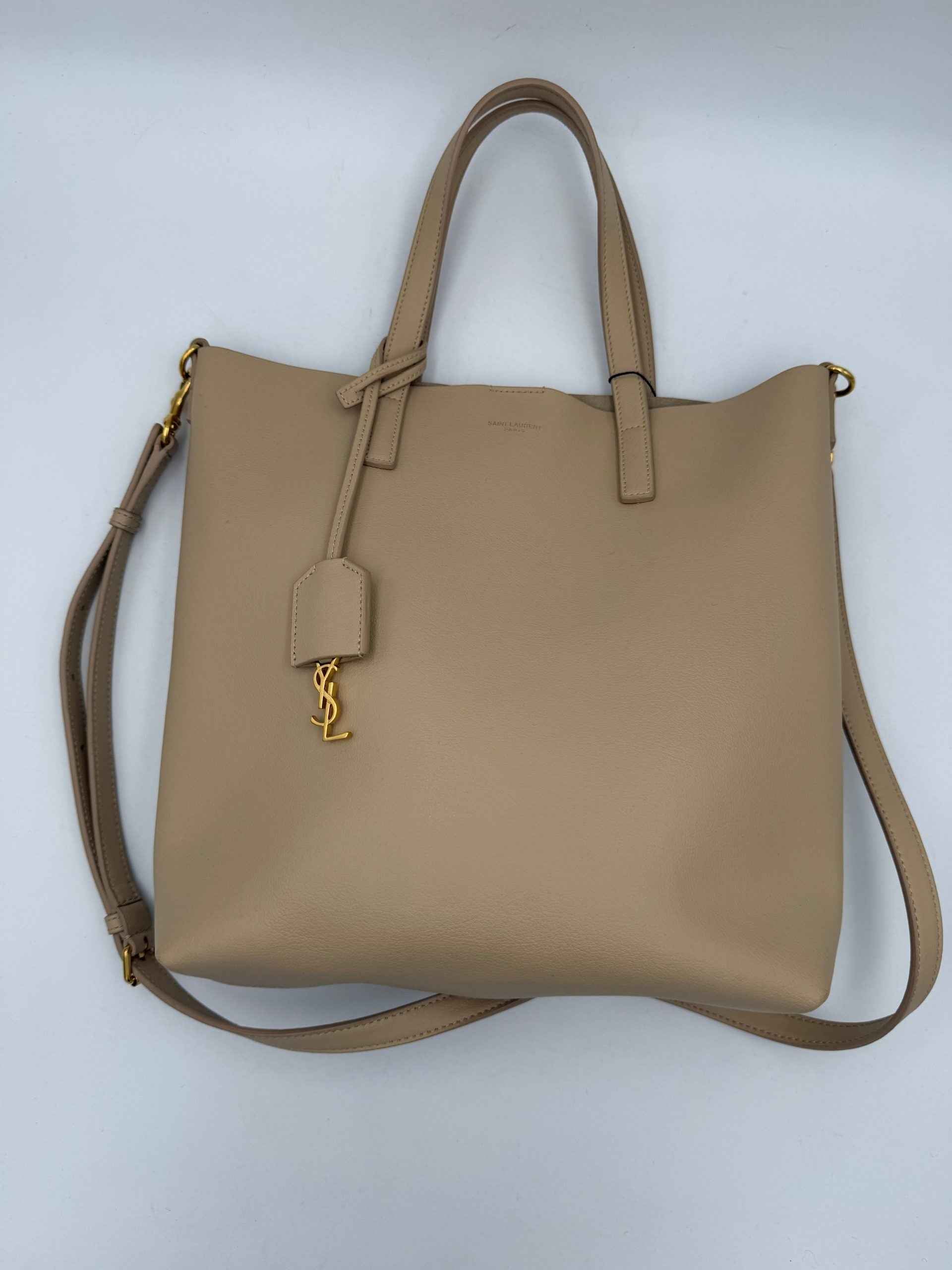 SAINT LAURENT SHOPPING Beige Bag