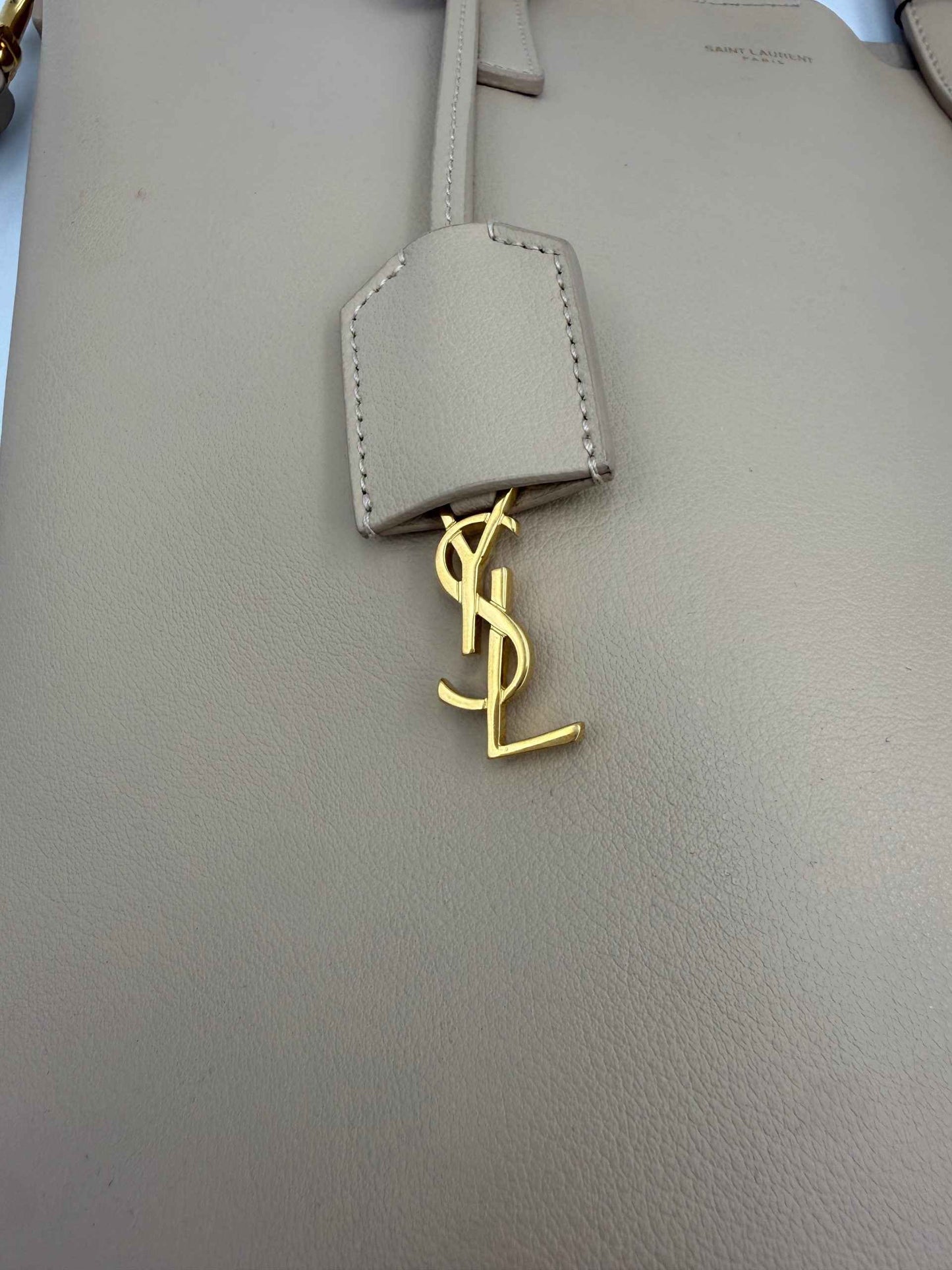 SAINT LAURENT SHOPPING Beige Bag