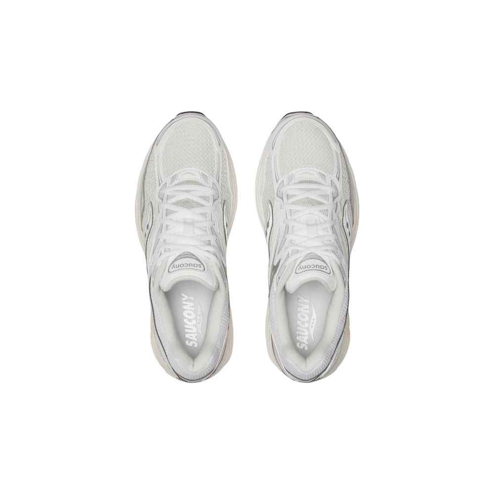 Silver Synthetic Athletic Sneakers