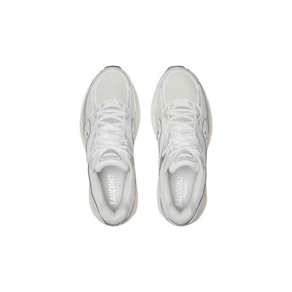 Silver Synthetic Athletic Sneakers