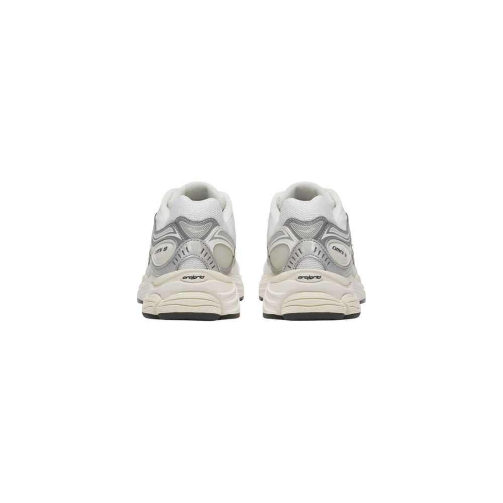 Silver Synthetic Athletic Sneakers