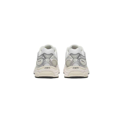 Silver Synthetic Athletic Sneakers