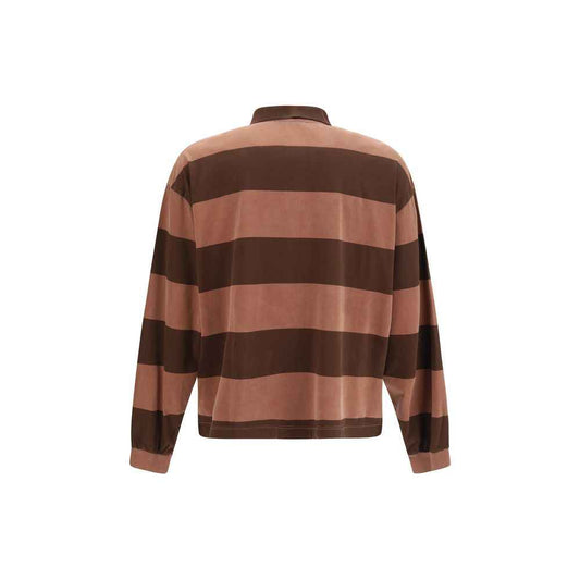 Brown Cotton Polo Shirt