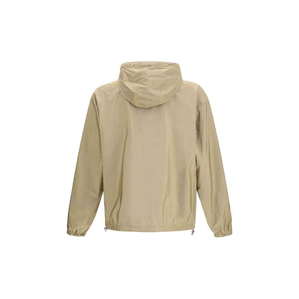 Beige Recycled Polyamide Shell Jacket