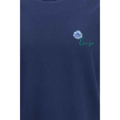Blue Cotton T-Shirt