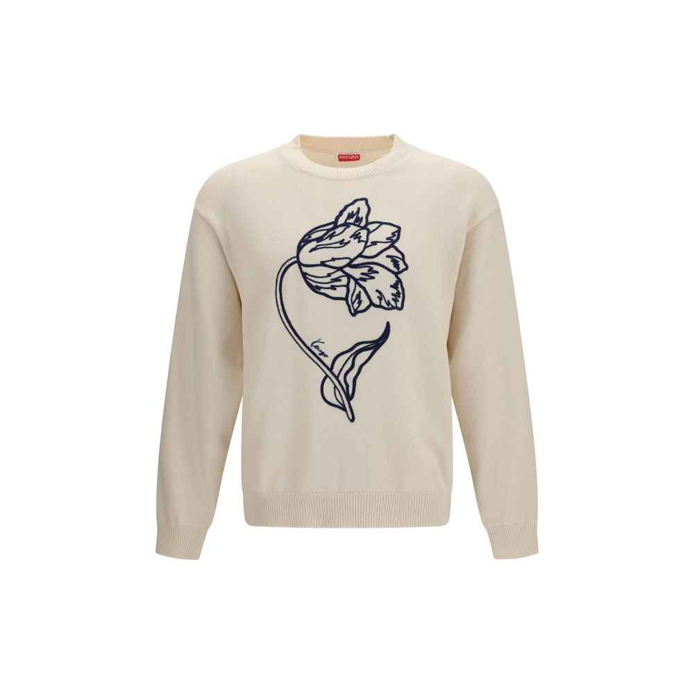 Beige Cotton Sweatshirt