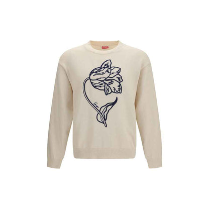 Beige Cotton Sweatshirt