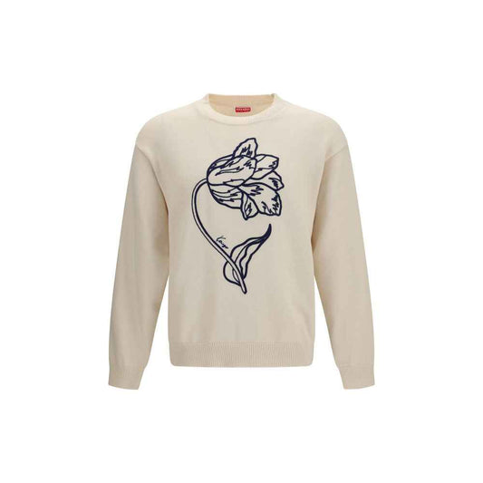 Beige Cotton Sweatshirt