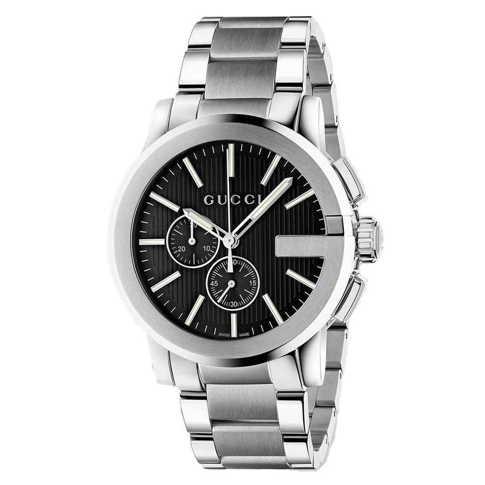 Gray Stainless Steel Dress Watch