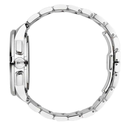 Gray Stainless Steel Dress Watch