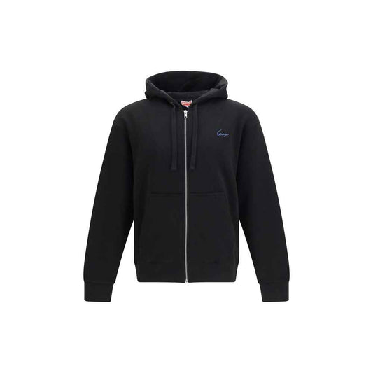 Black Cotton Sweatshirt