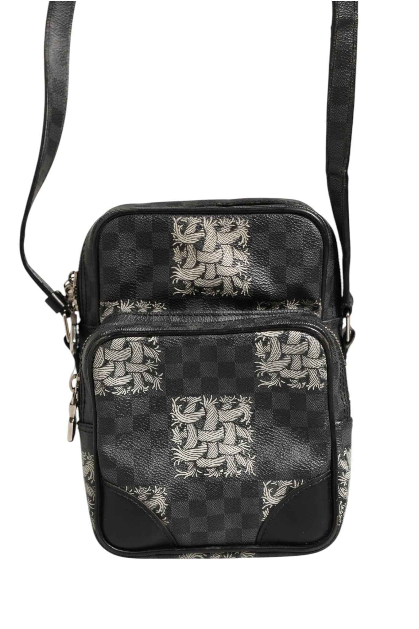 Black Damier Graphite Canvas Amazon Christopher Nemeth Shoulder Bag