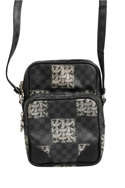 Black Damier Graphite Canvas Amazon Christopher Nemeth Shoulder Bag