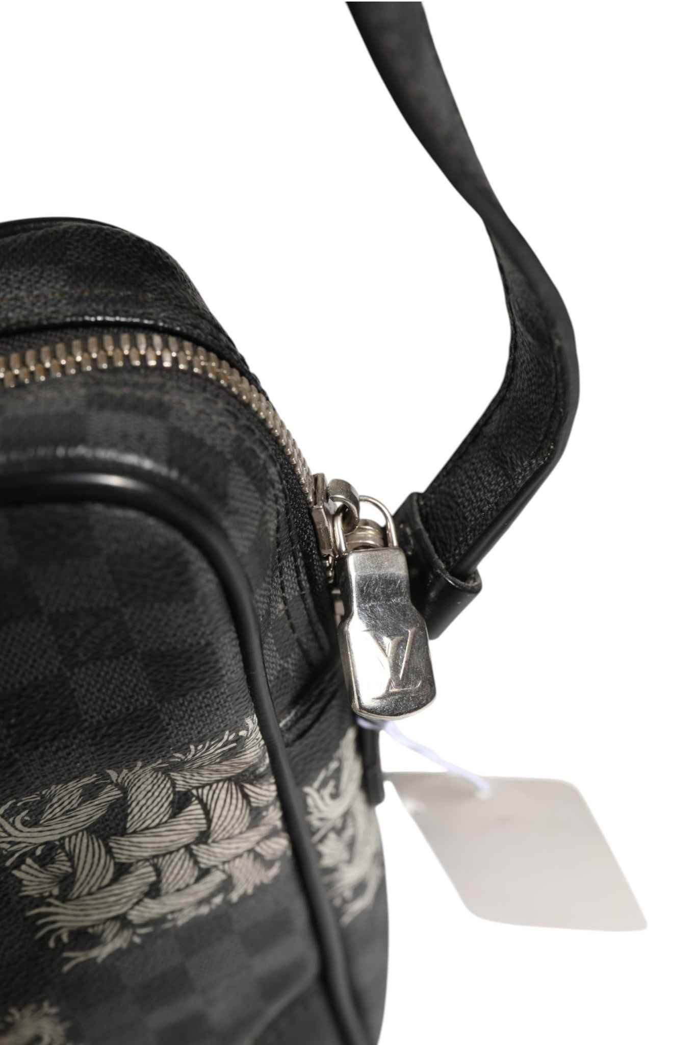 Black Damier Graphite Canvas Amazon Christopher Nemeth Shoulder Bag