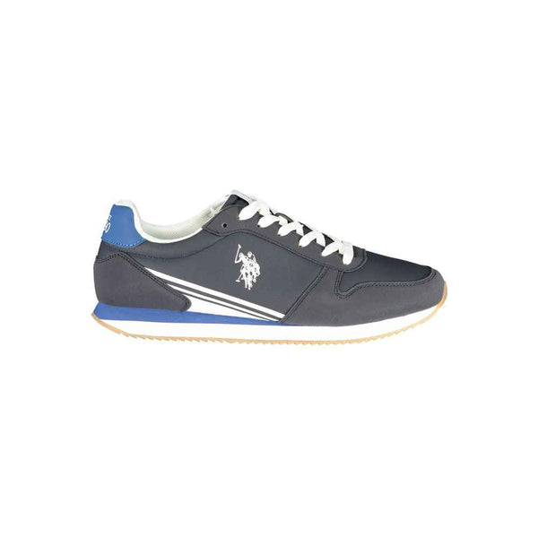 Blue Polyurethane Men's Sneaker