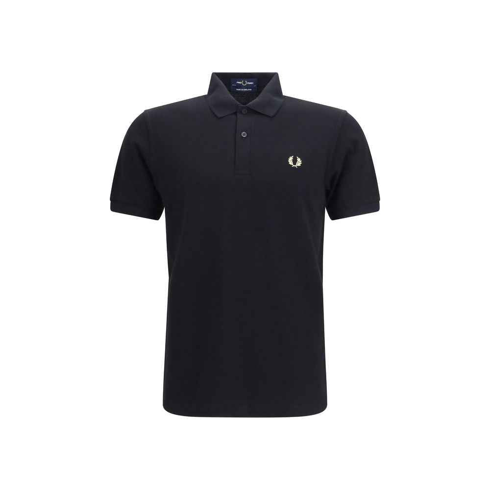 Black Cotton Polo Shirt