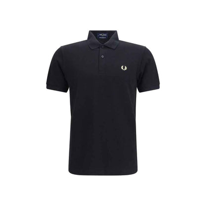 Black Cotton Polo Shirt