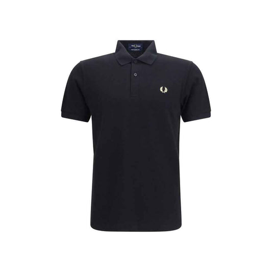 Black Cotton Polo Shirt