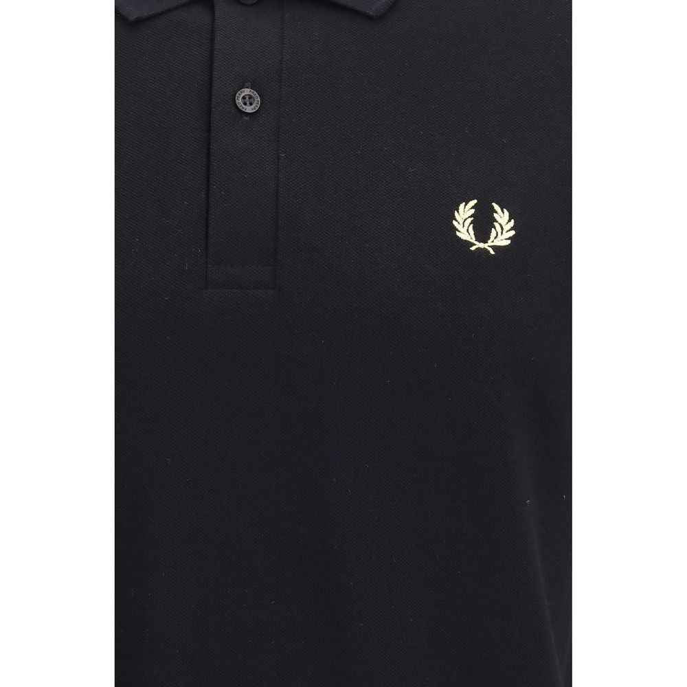 Black Cotton Polo Shirt