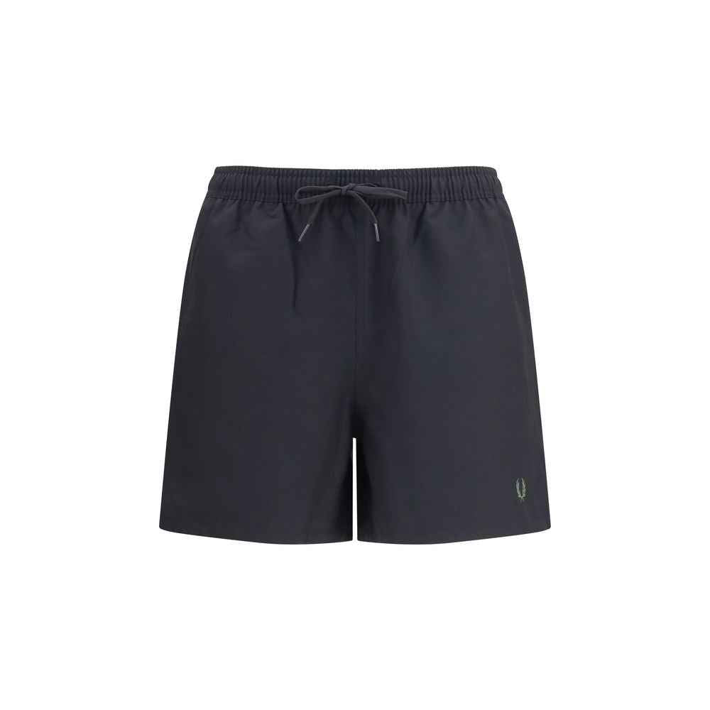 Black Recycled Polyester Short And Mini Shorts