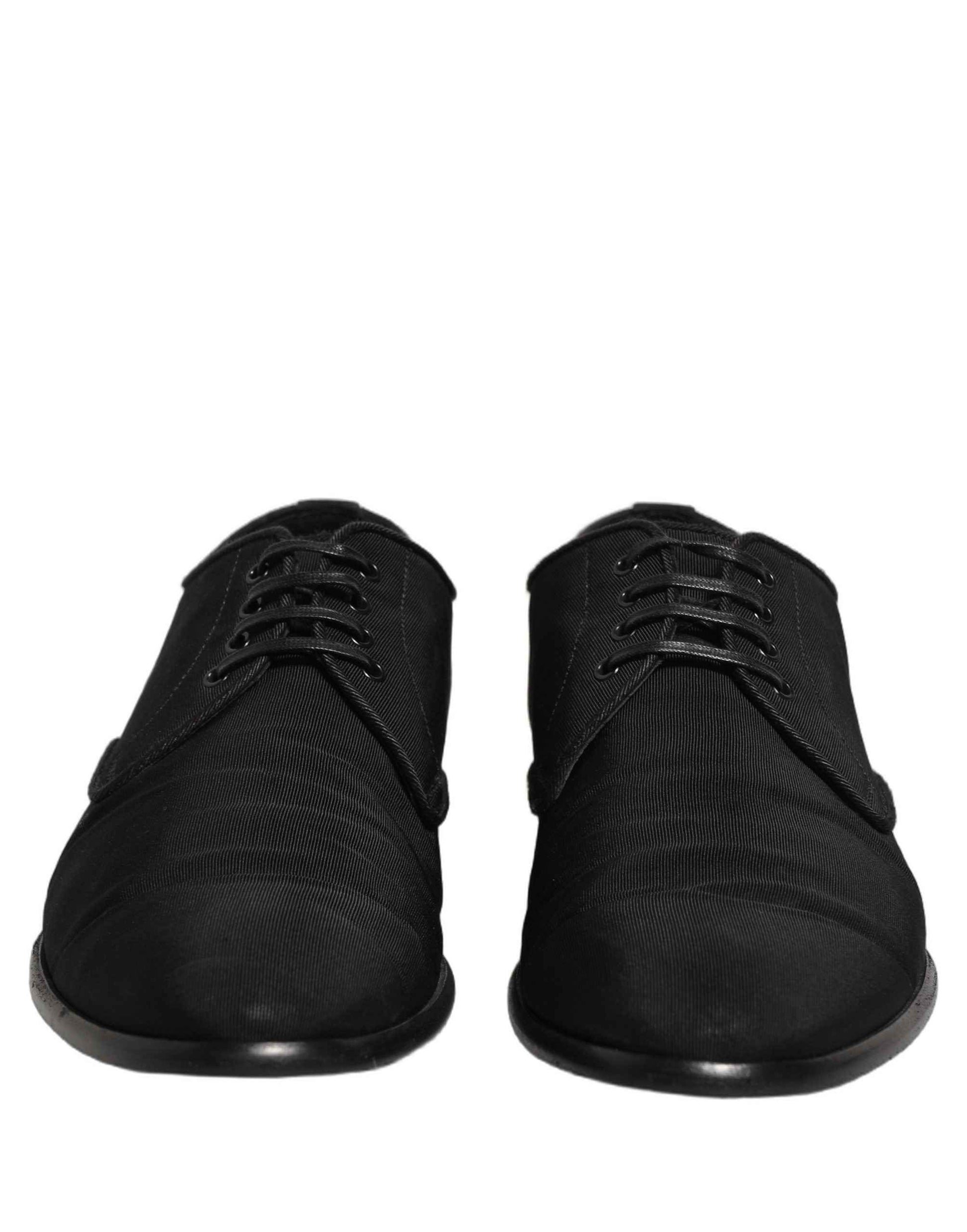 Black Suede Lace Up Derby Dress Formal Shoes