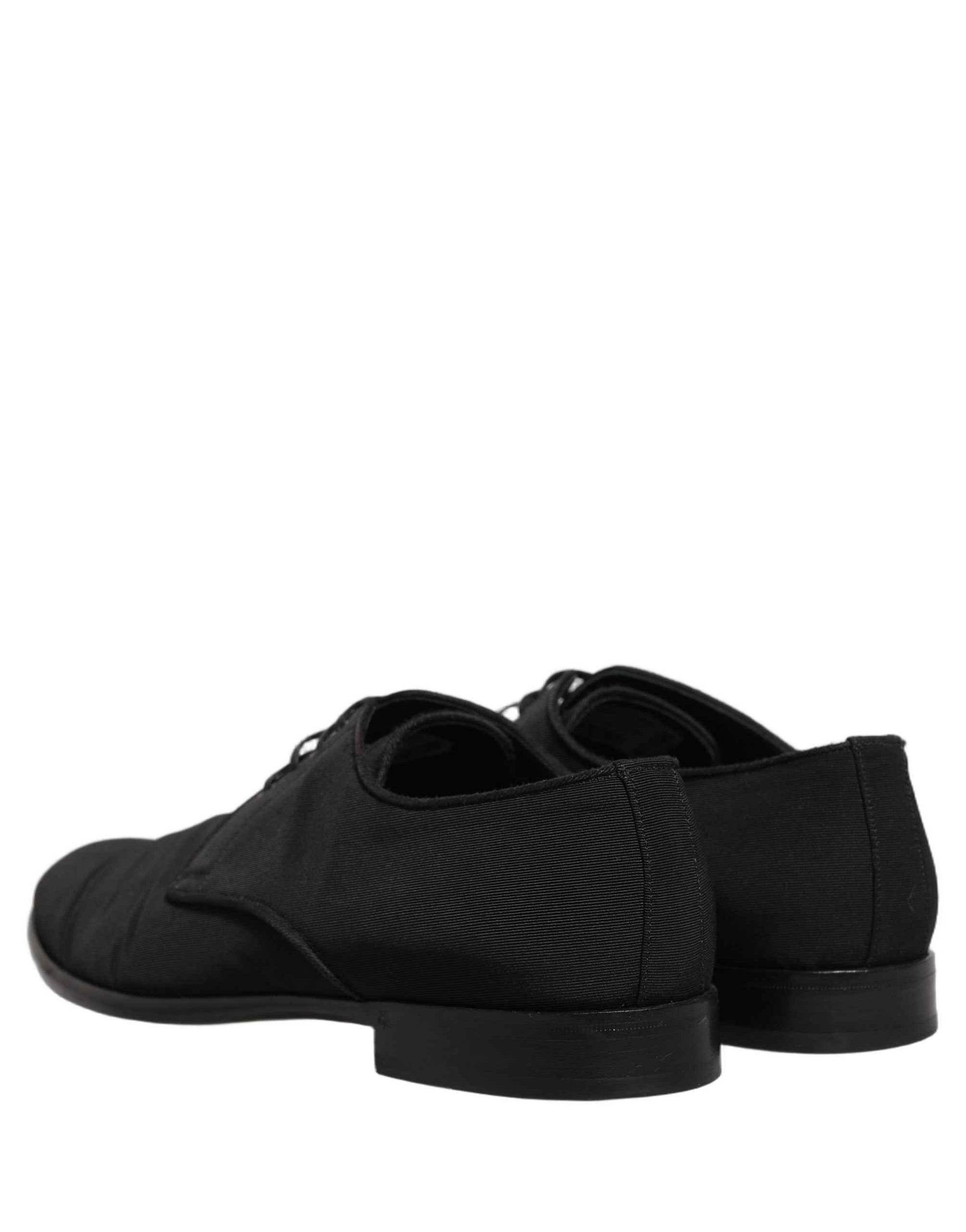 Black Suede Lace Up Derby Dress Formal Shoes